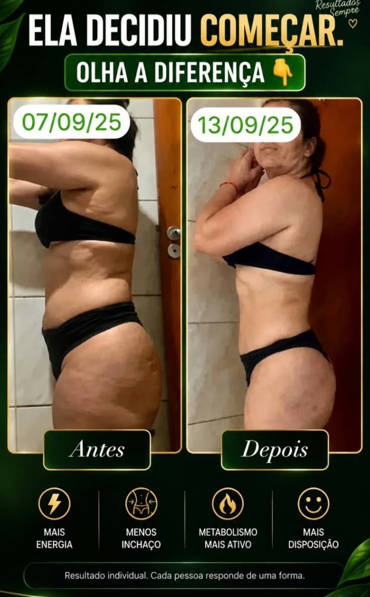 Antes e depois de cliente do Acelera 5 Dias